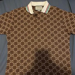 Gucci GG Stretch Cotton Polo